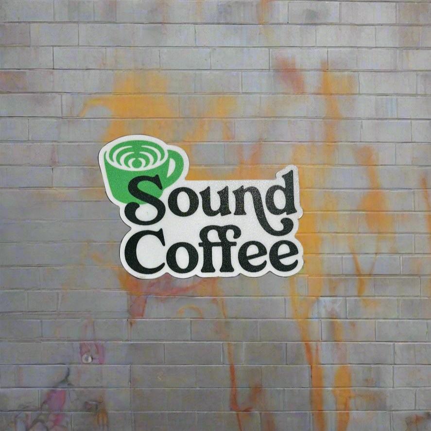 Sound Coffee Sticker - Sound Coffee