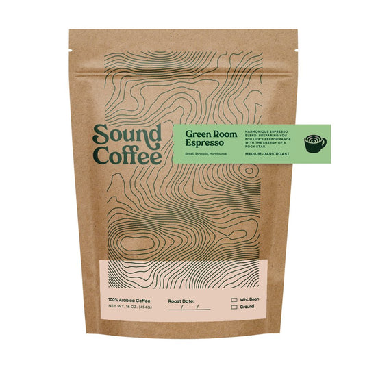 Green Room Espresso Blend - Sound Coffee