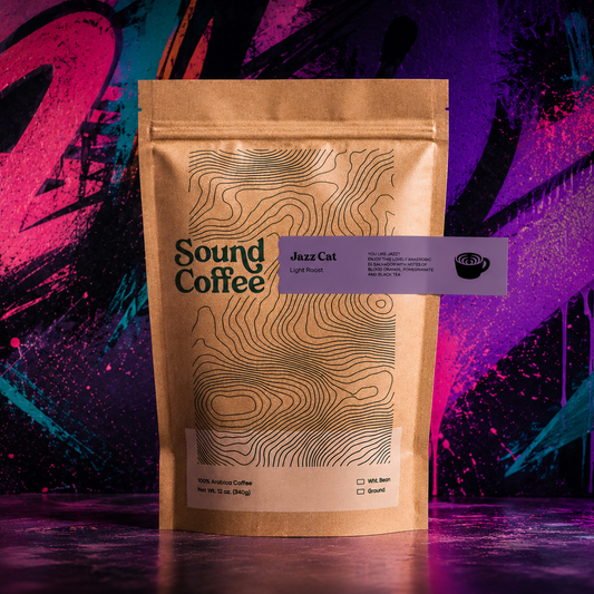 Sound Coffee Jazz Cat Coffee