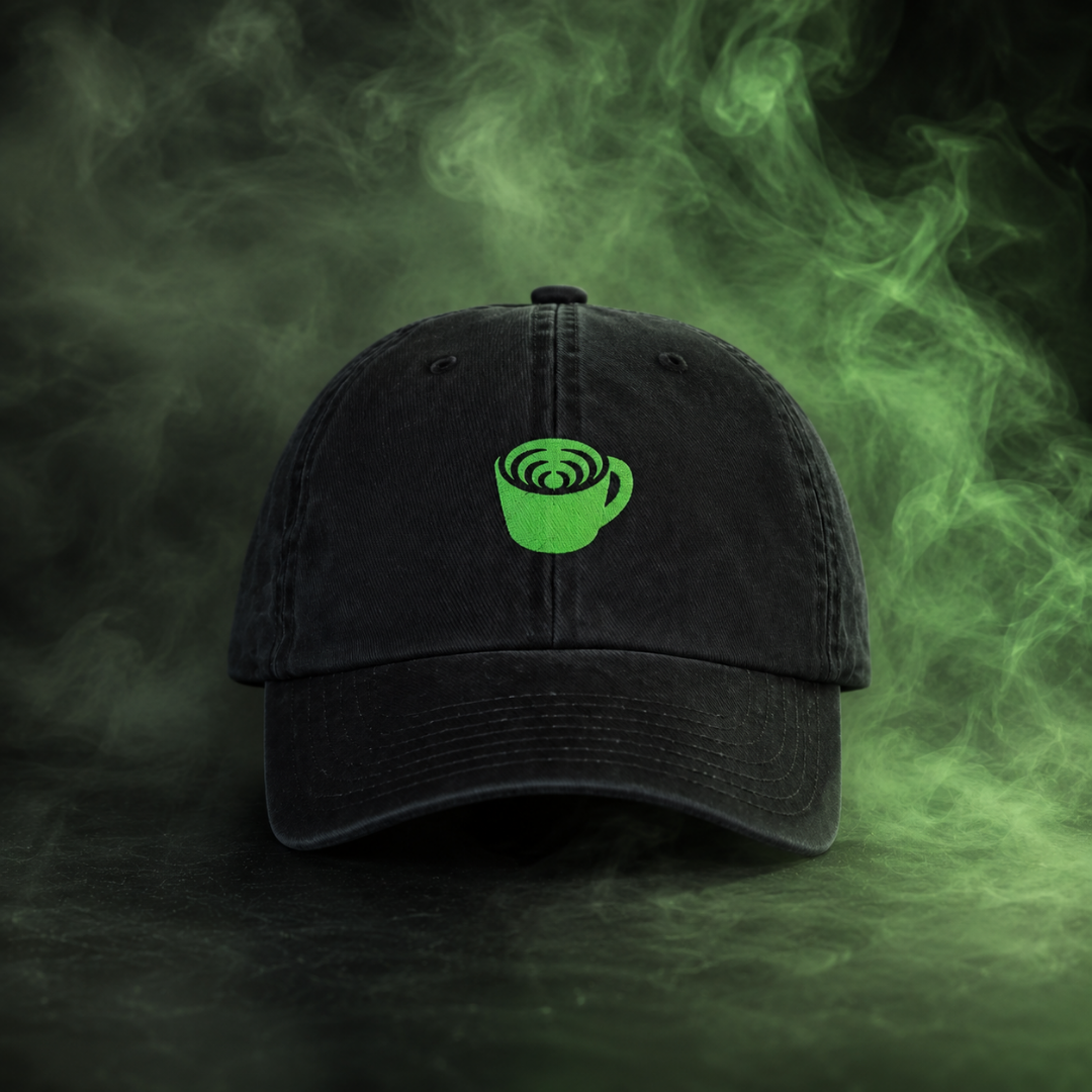 Sound Coffee Bridgeport Dad Hat in Black