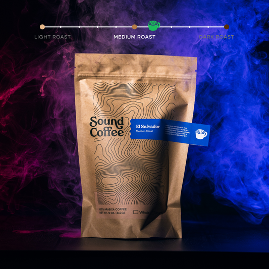 Package of Sound Coffee El Salvador Single Origins Medium Roast Coffee