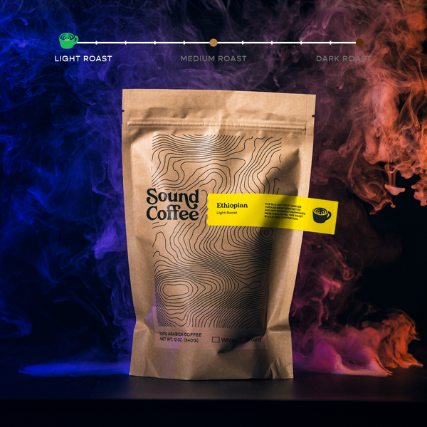 Package of Sound Coffee Ethiopian Single Origins Light Roast Coffee