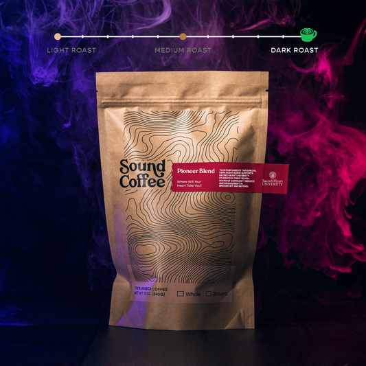 Package of Sound Coffee Pioneer Signature Blends Dark Roast