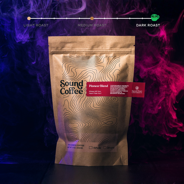 Package of Sound Coffee Pioneer Signature Blends Dark Roast