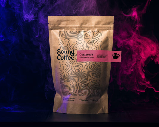 Sound Coffee Guatemala Huehuetenango light-medium roast coffee bag