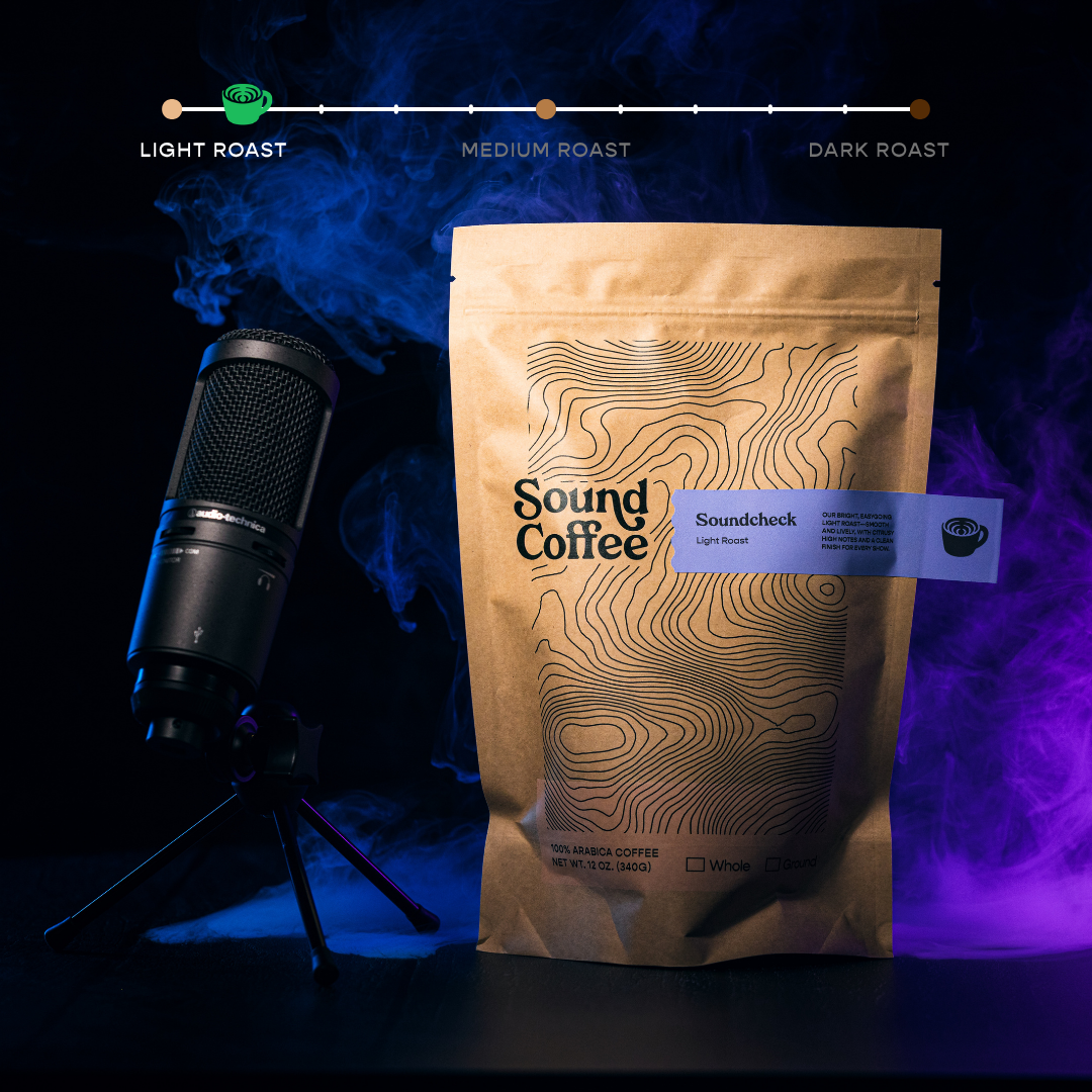 Package of Sound Coffee Soundcheck Signature Blends Light Roast