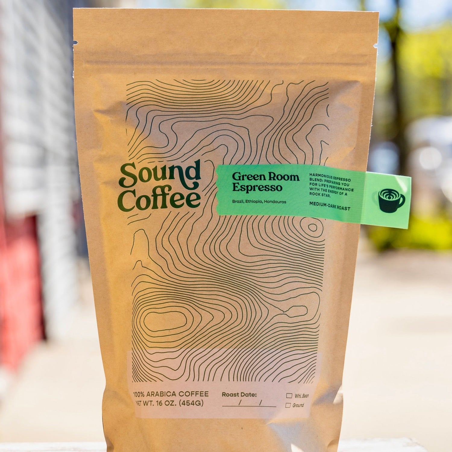 Green Room Espresso Blend - Sound Coffee