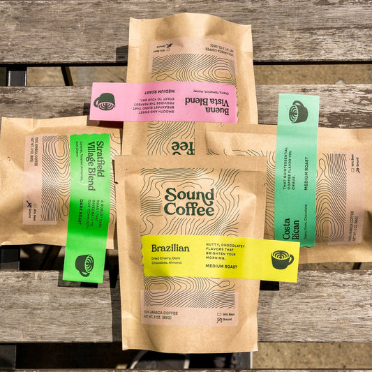 Sample Pack of 4 Coffee Selections - Sound Coffee